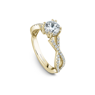 Noam Carver Twist Band Engagement Ring B004-03YA