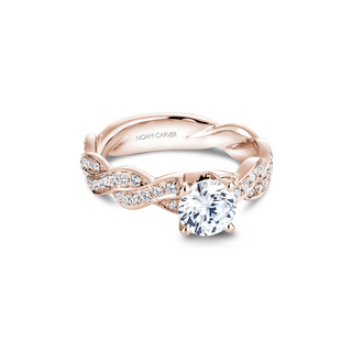Noam Carver Twist Band Engagement Ring B059-01RA
