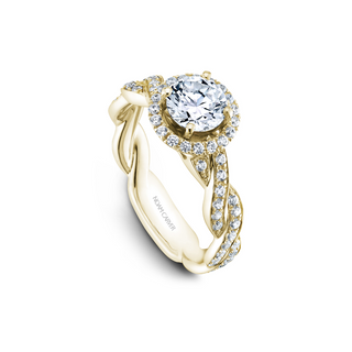Noam Carver Twist Band Engagement Ring B060-01YA