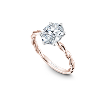 Noam Carver Twist Band Engagement Ring B167-01RWA