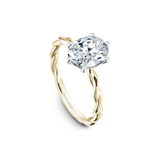 Noam Carver Twist Band Engagement Ring B167-01YWA