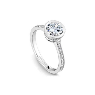 Noam Carver Bezel Engagement Ring B025-02A