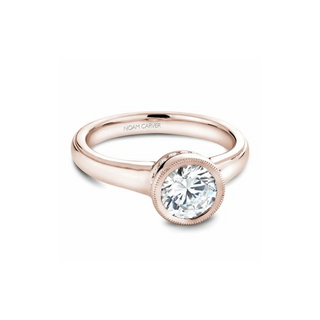 Noam Carver Bezel Engagement Ring B025-01RA
