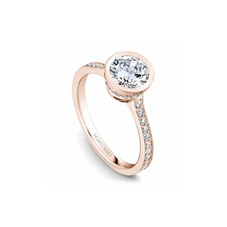 Noam Carver Bezel Engagement Ring B025-02RA