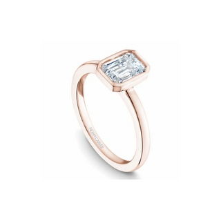 Noam Carver Bezel Engagement Ring B095-03RA