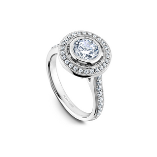 Noam Carver Bezel Engagement Ring R040-02A