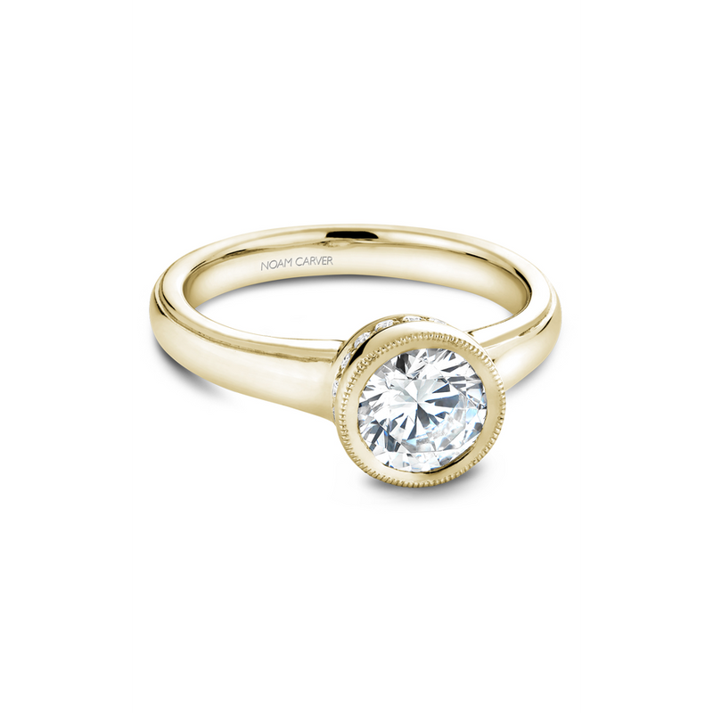 Noam Carver Bezel Engagement Ring B025-01YA