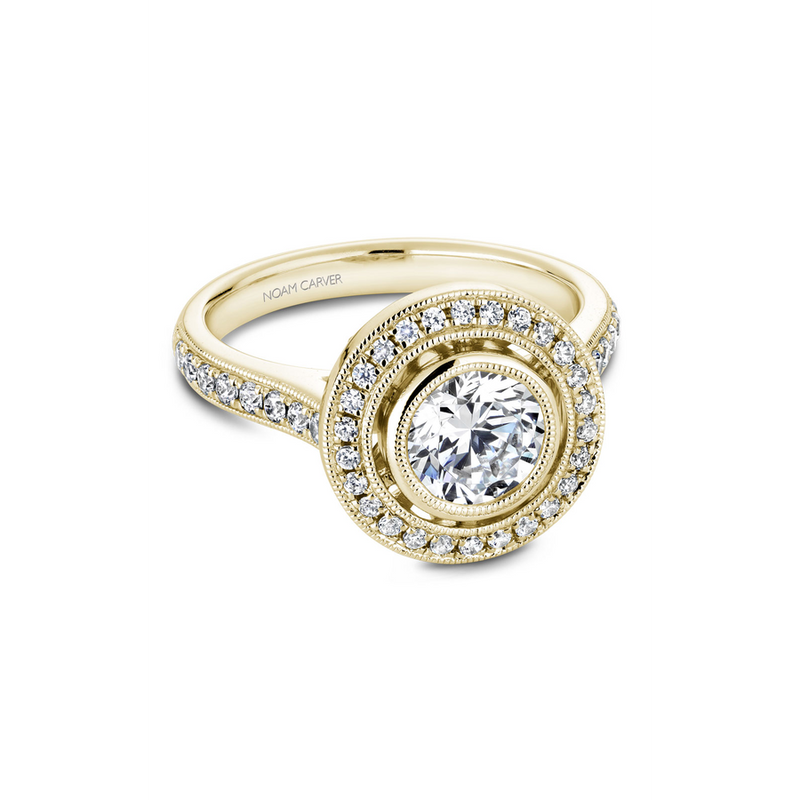 Noam Carver Bezel Engagement Ring R040-02YA