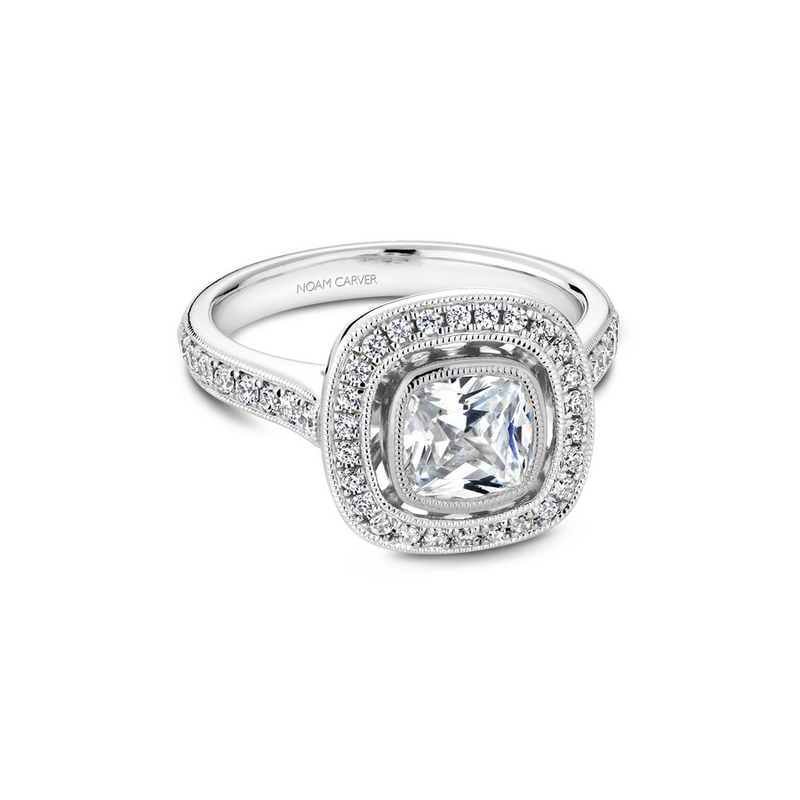 Noam Carver Bezel Engagement Ring R040-03A