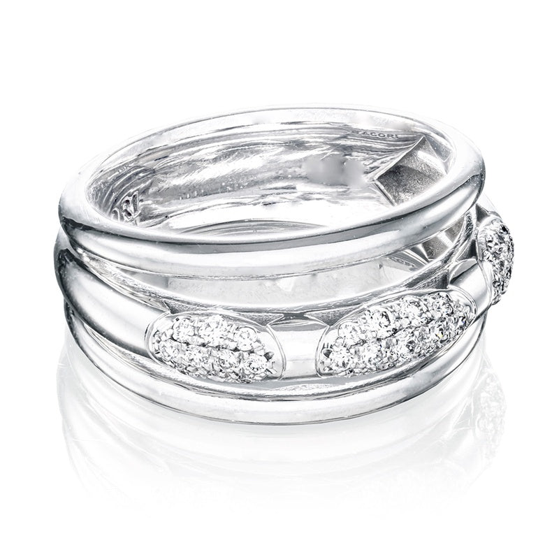 360° Stacked Ring in 14kt Yellow Gold