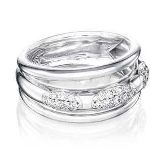 360° Stacked Ring in 14kt Yellow Gold