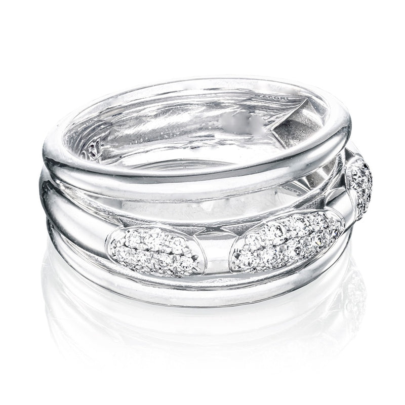 360° Stacked Ring in 14kt Yellow Gold
