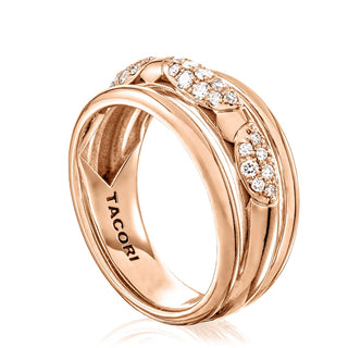 360° Stacked Ring in 14kt Yellow Gold