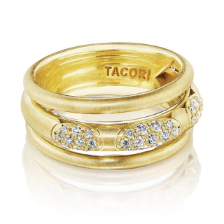 360° Stacked Ring in 14kt Yellow Gold