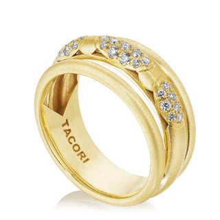 360° Stacked Ring in 14kt Yellow Gold