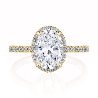Oval Bloom Engagement Ring