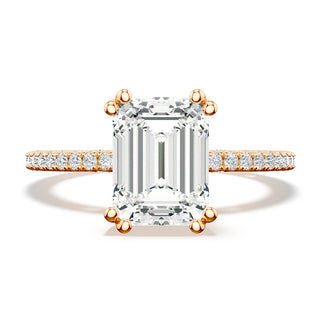 Emerald Solitaire Engagement Ring