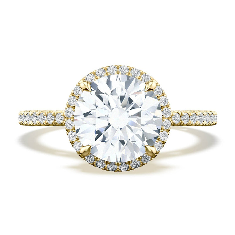 Round Bloom Engagement Ring
