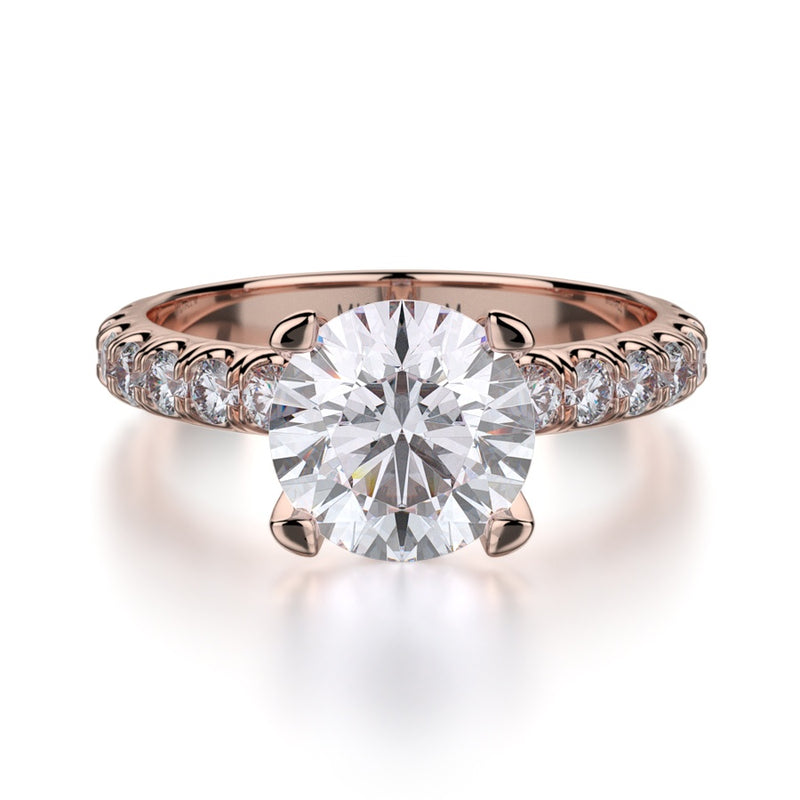 Michael M Crown Engagement Ring R716-2