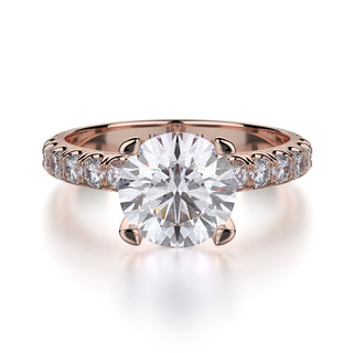 Michael M Crown Engagement Ring R716-2