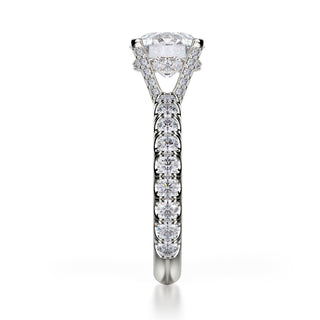 Michael M Crown Engagement Ring R716-2