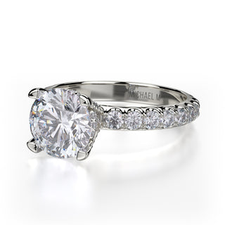 Michael M Crown Engagement Ring R716-2