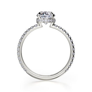 Michael M Crown Engagement Ring R715-2