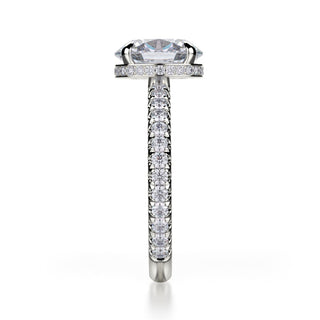 Michael M Crown Engagement Ring R715-2