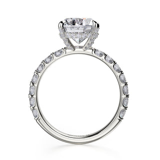 Michael M Crown Engagement Ring R731-3