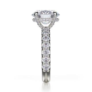Michael M Crown Engagement Ring R731-3