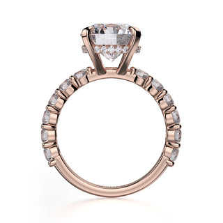 Michael M Crown Engagement Ring R736-3