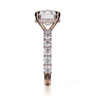 Michael M Crown Engagement Ring R736-3