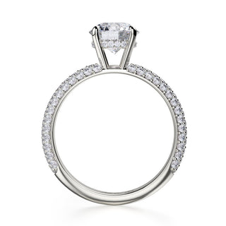 Michael M Crown Engagement Ring R699-1.5