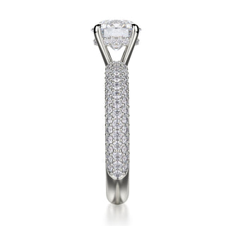 Michael M Crown Engagement Ring R699-1.5