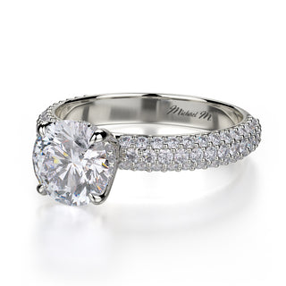 Michael M Crown Engagement Ring R699-1.5
