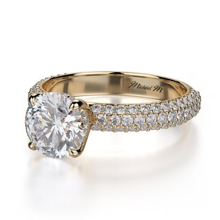 Michael M Crown Engagement Ring R699-1.5