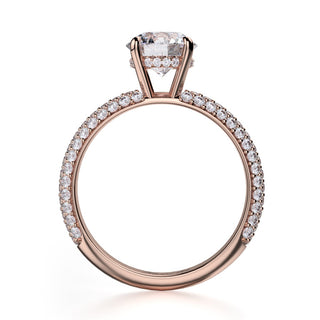 Michael M Crown Engagement Ring R699-1.5
