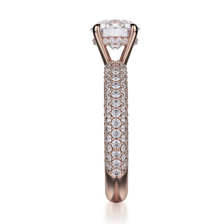 Michael M Crown Engagement Ring R699-1.5