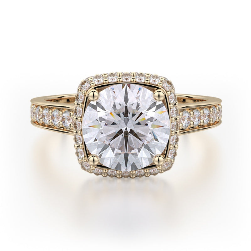 Michael M Crown Engagement Ring R700-2