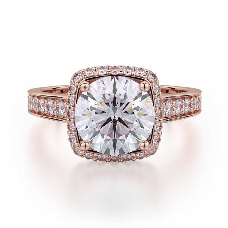 Michael M Crown Engagement Ring R700-2