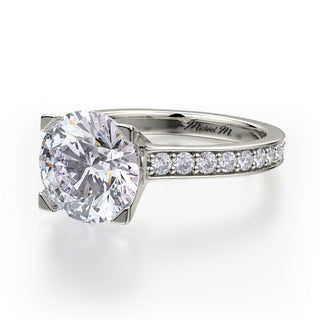 Michael M Crown Engagement Ring R701-2