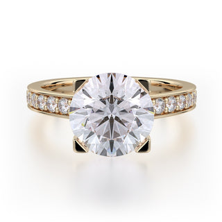 Michael M Crown Engagement Ring R701-2