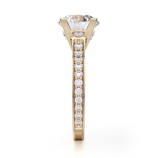 Michael M Crown Engagement Ring R701-2