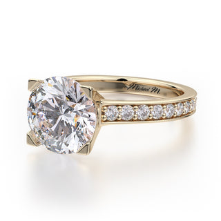 Michael M Crown Engagement Ring R701-2