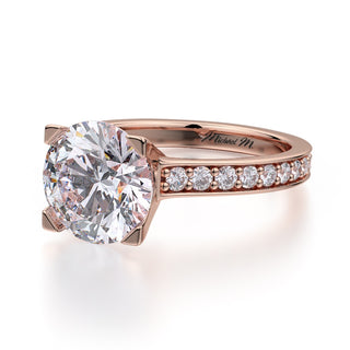 Michael M Crown Engagement Ring R701-2