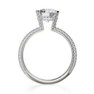 Michael M Crown Engagement Ring R702-2