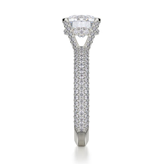 Michael M Crown Engagement Ring R702-2