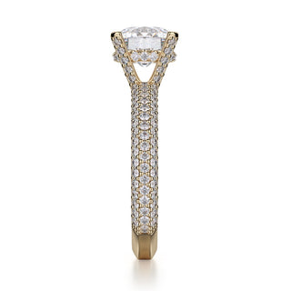 Michael M Crown Engagement Ring R702-2