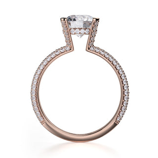 Michael M Crown Engagement Ring R702-2