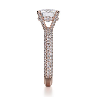 Michael M Crown Engagement Ring R702-2